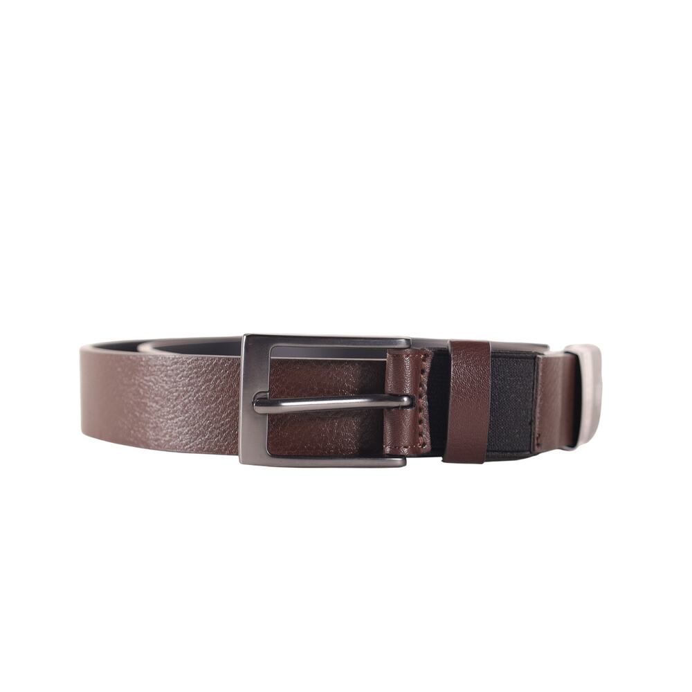 Alfani Alfatech Faux Brown Leather Men's Belt - Size Large 38/40 - NWT